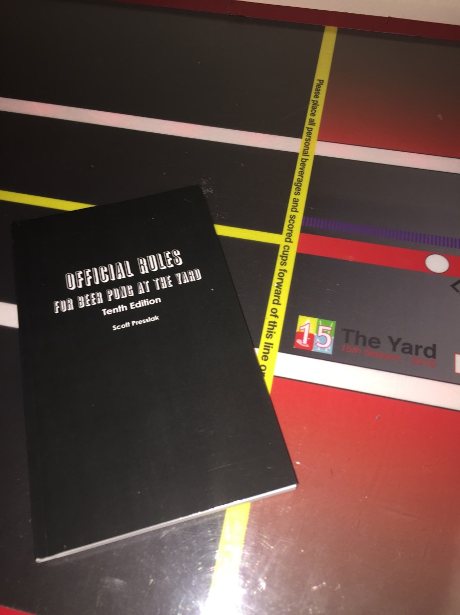 Official Rules for Beer Pong at The Yard The Yard Social Club